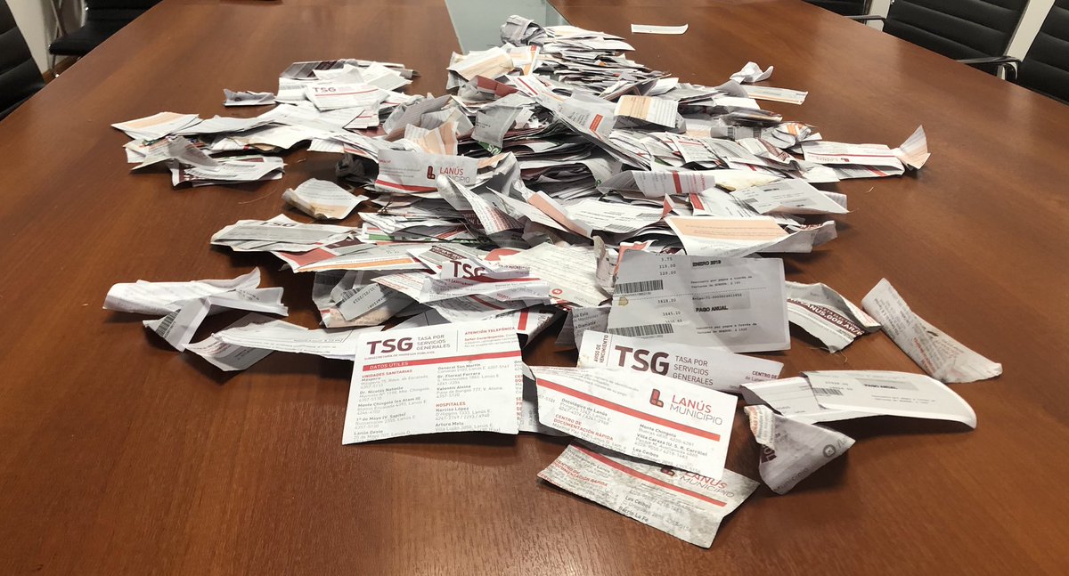 #Lanús – Mil boletas de tasas municipales rotas
