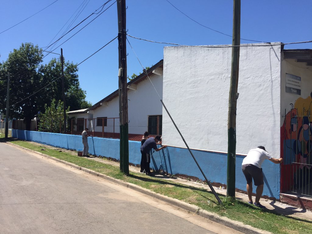 Cascallares manda a sus funcionarios a arreglar escuelas