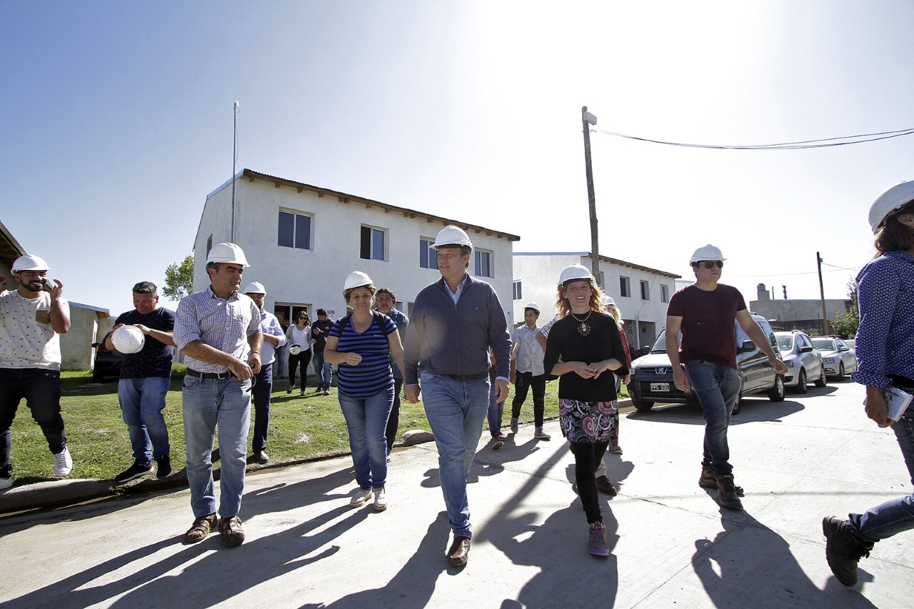 Avanza la construcción de viviendas en Malvinas Argentinas