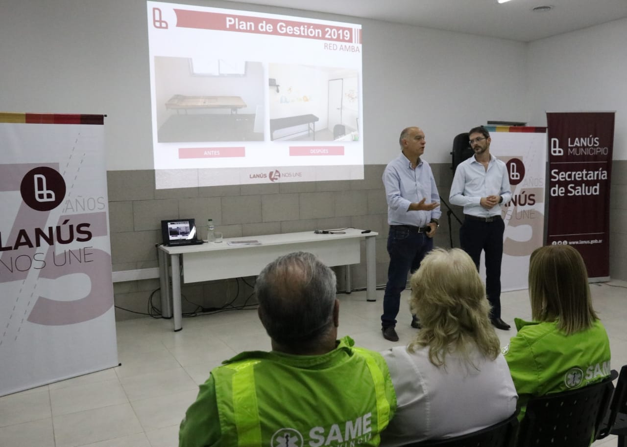 Grindetti lanzó el plan de Salud 2019 para Lanús