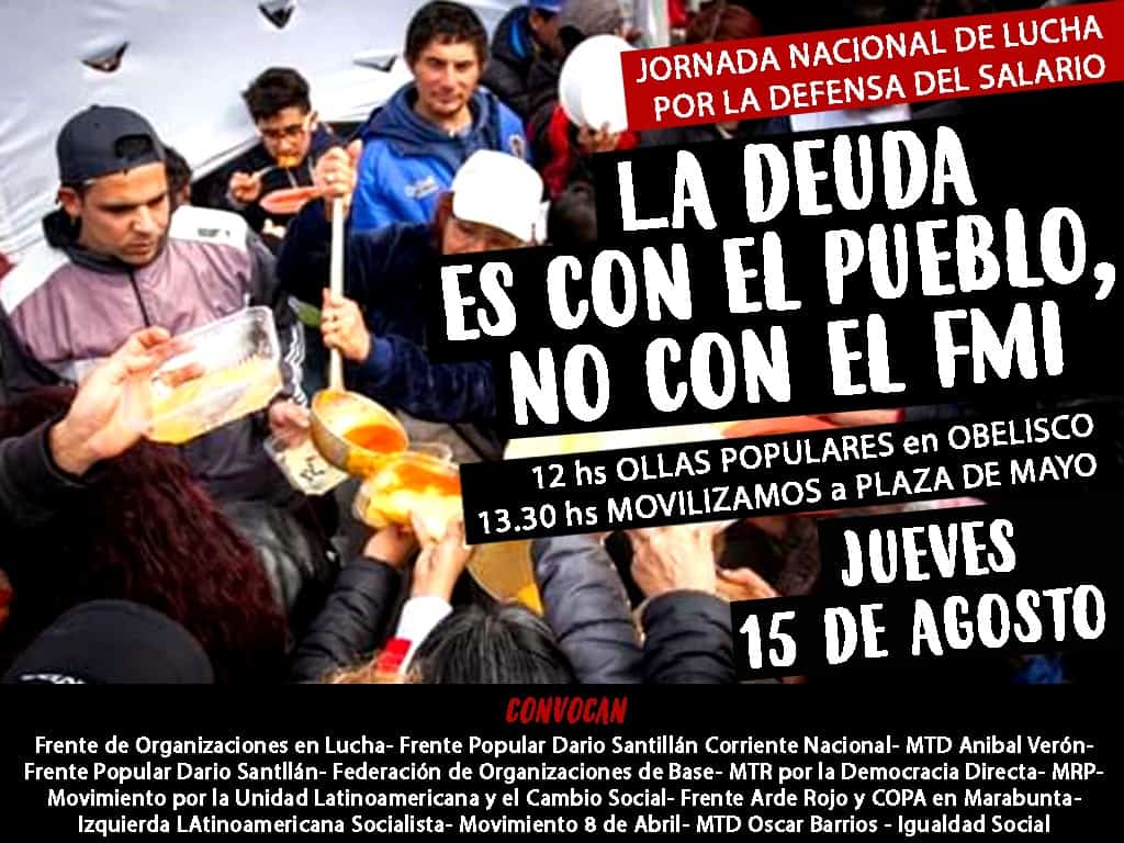 “Pedimos respuestas para los sectores populares”