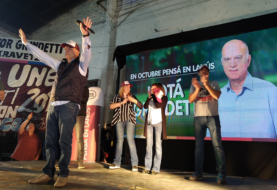Grindetti relanzó su candidatura: «no les pido que corten a Mauricio, córtenlo a Depetri»