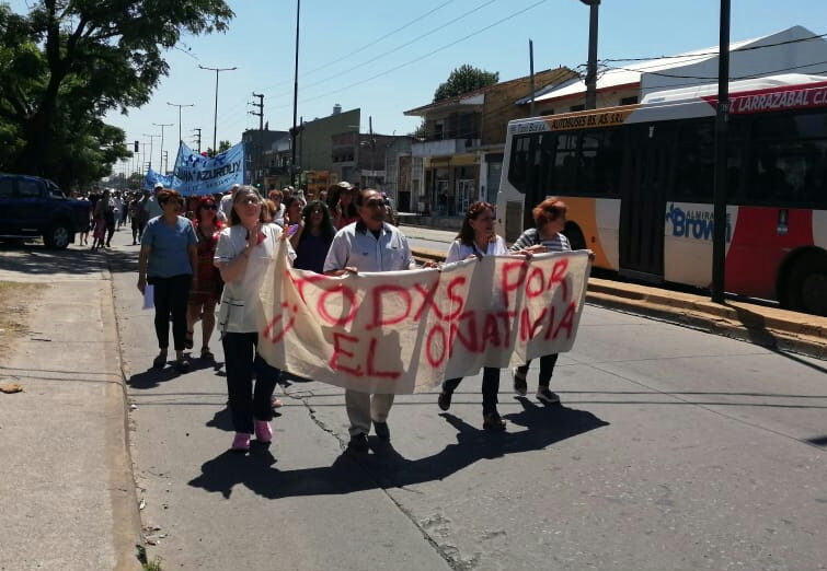 Oñativia: abrazo solidario y visita del viceministro de Salud a un año del incendio