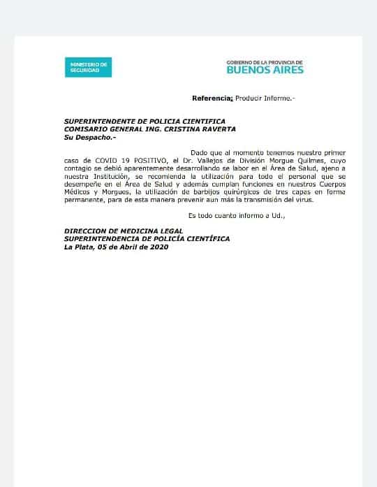 #Quilmes – Coronavirus en la morgue de Quilmes