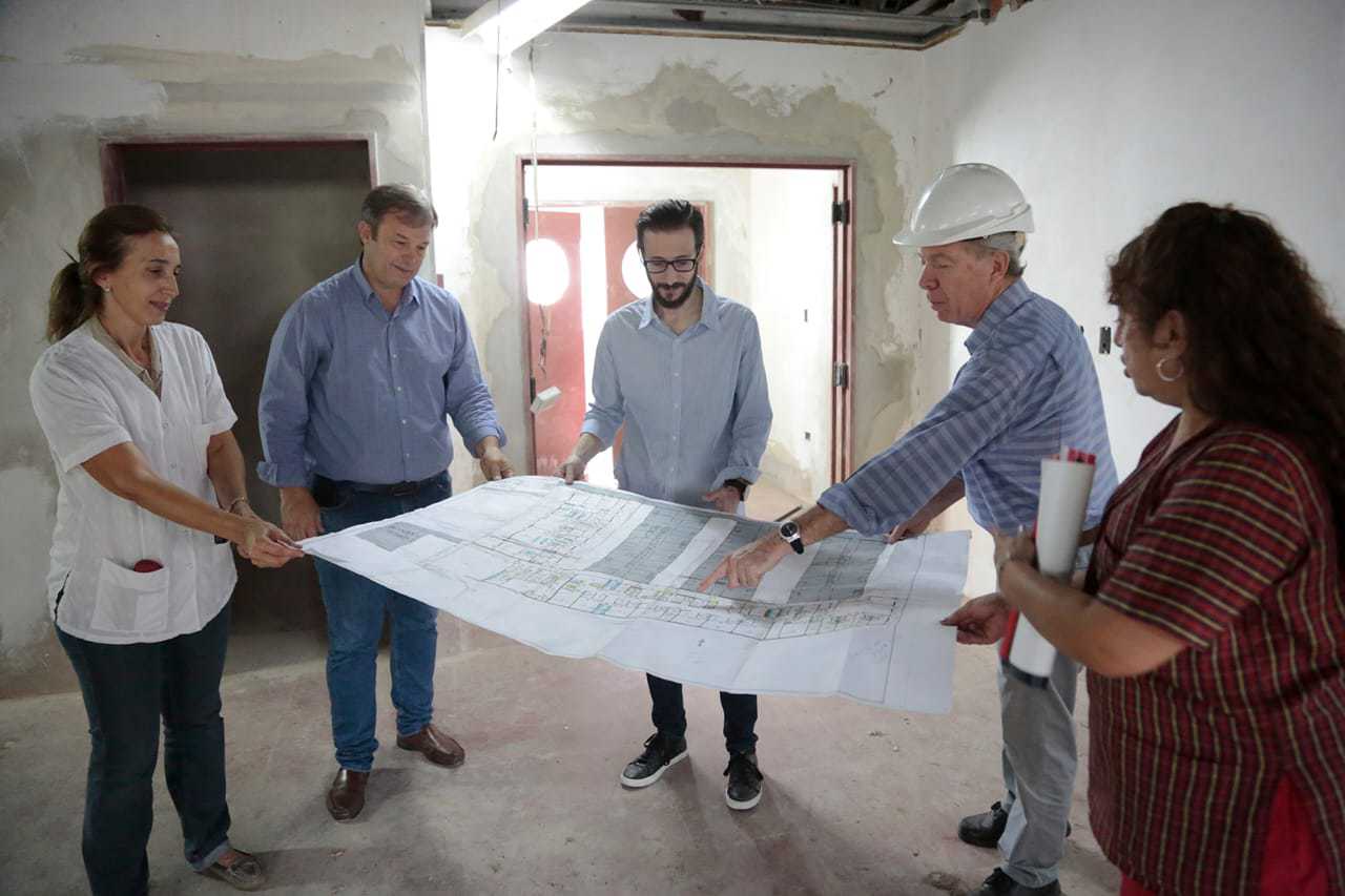 Reactivan las obras de reconstrucción en el hospital Oñativia