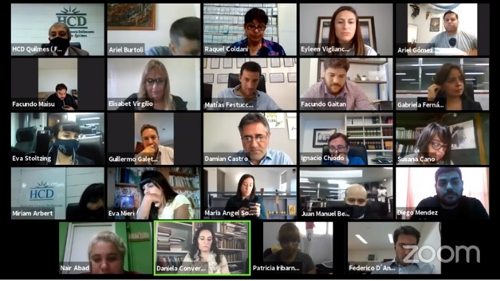 #Quilmes – Primera sesión virtual del HCD