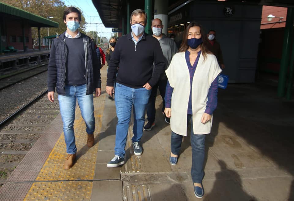 Frederic supervisó operativos de control en la estación de Burzaco