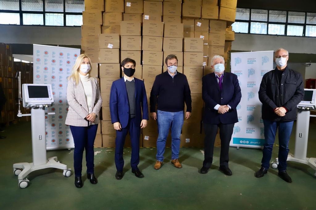 La Provincia entregó respiradores para los hospitales de Brown