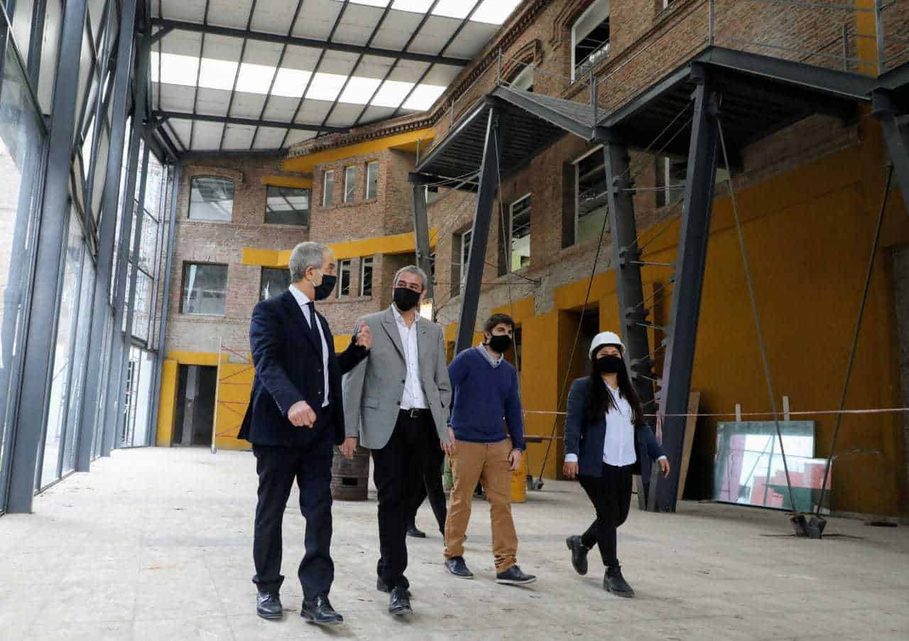 Ferraresi y Alak recorrieron el edificio destinado al Polo Judicial