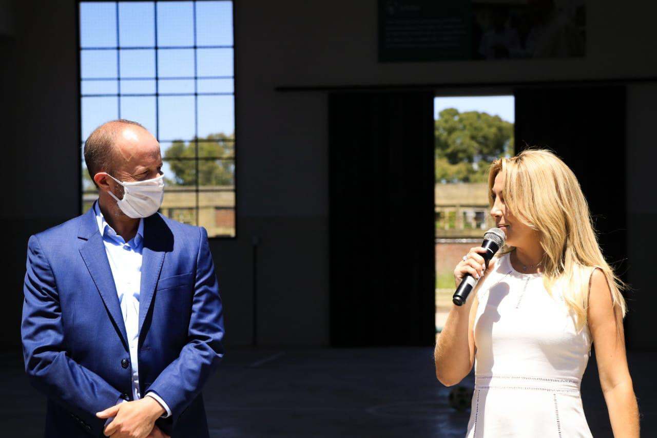Invitada por el Papa, Fabiola Yañez inauguró un observatorio en Scholas de Lomas