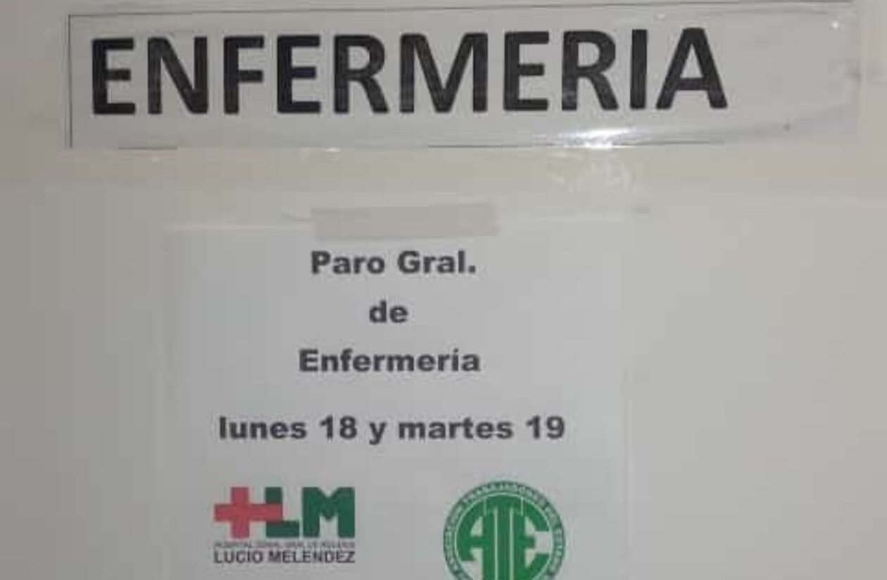Paro de trabajadores de enfermería en el Lucio Meléndez