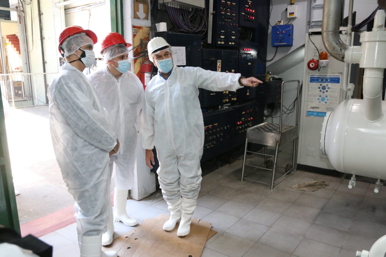 Chornobroff visitó el Frigorífico Agropatagónico