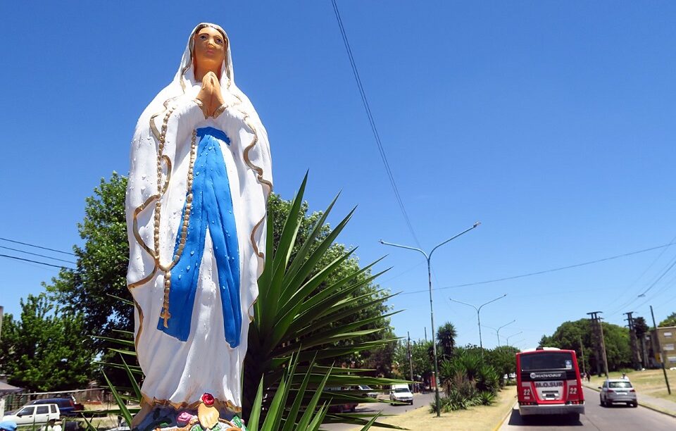 El Municipio repuso la histórica «Virgencita” de Don Orione