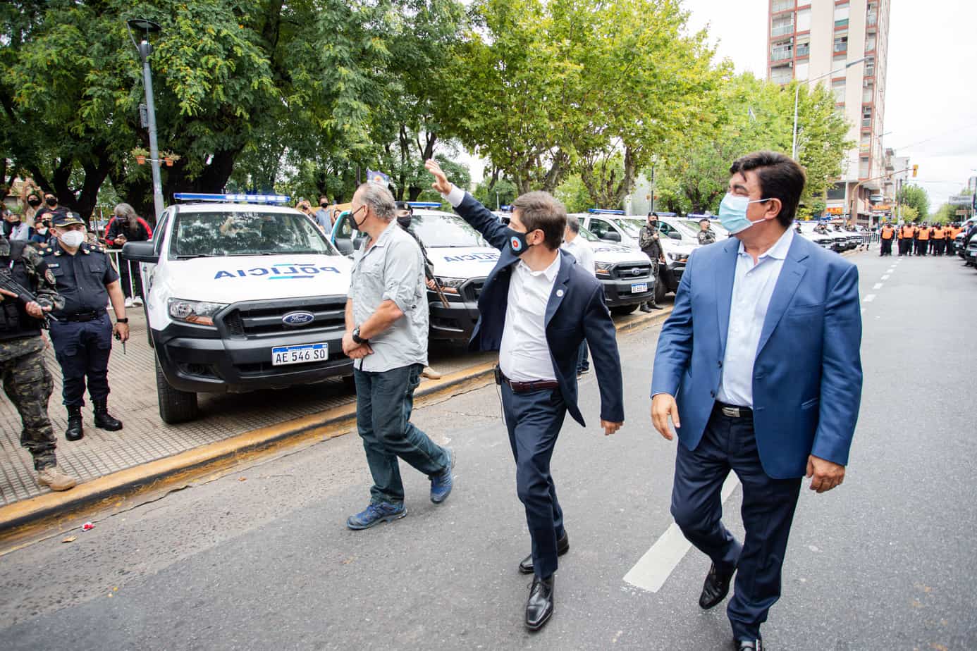Kicillof sale a mostrar los avances en el plan de seguridad ante la posible protesta policial