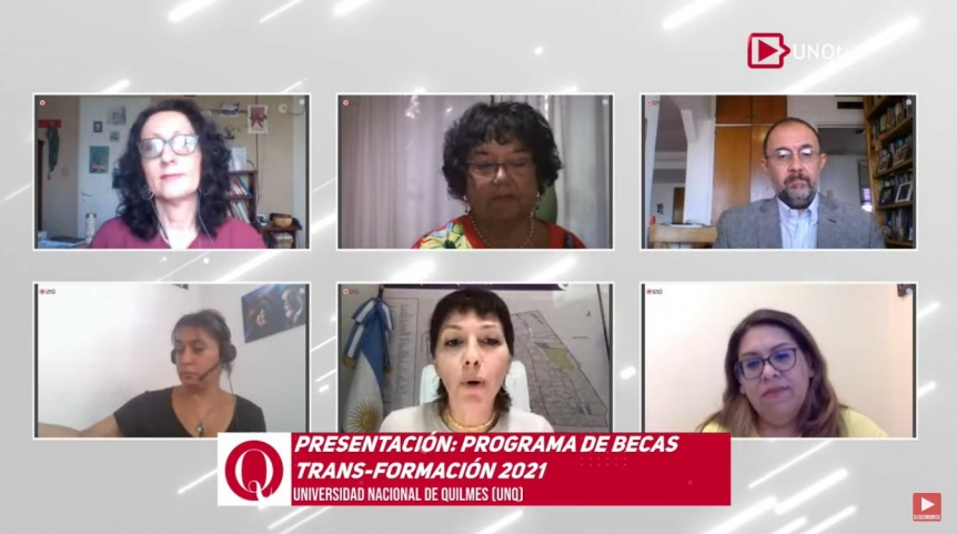 La UNQ lanzó el programa Becas Trans-Formación 2021
