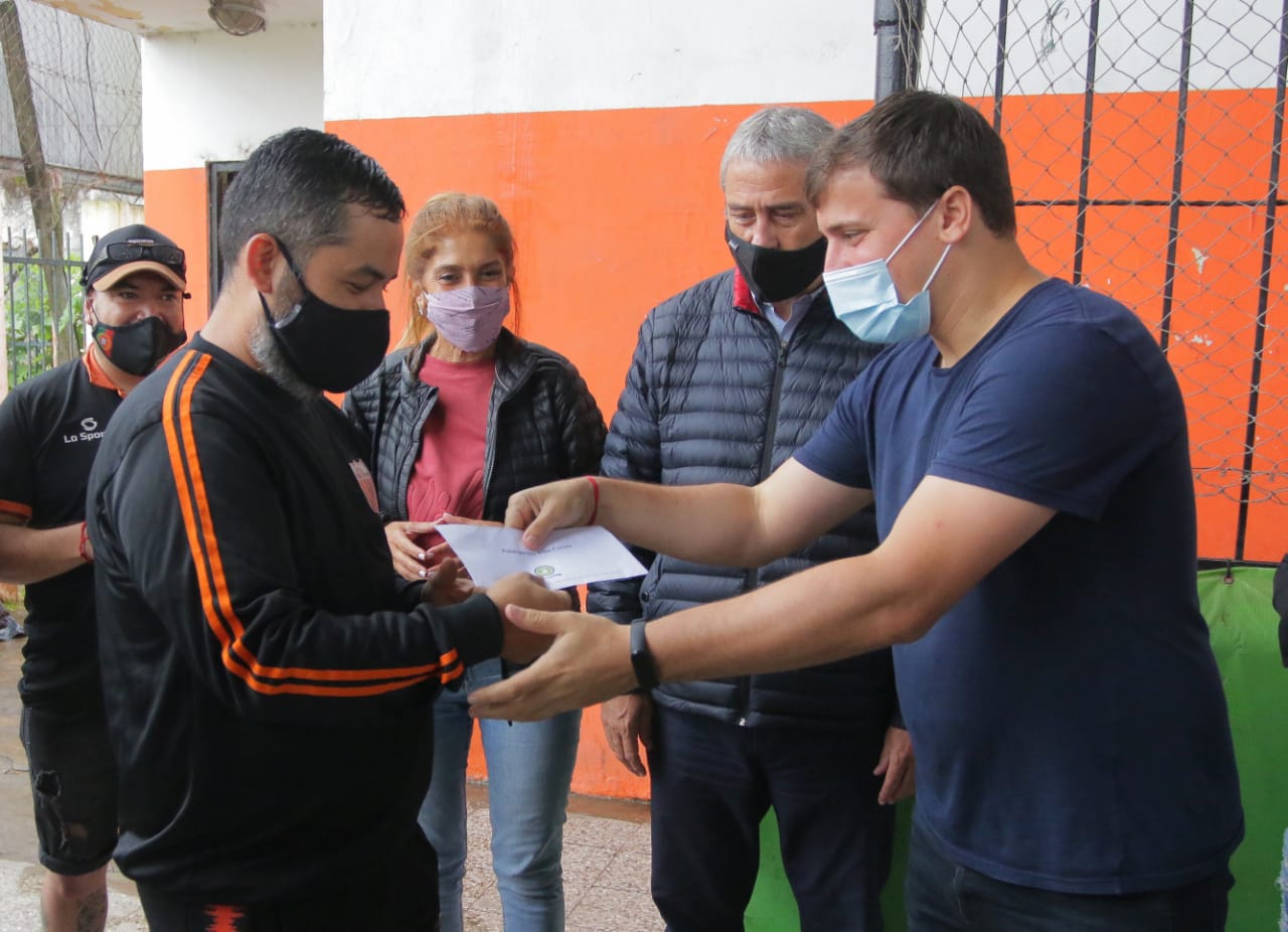 Entregaron más de 5 millones de pesos en subsidios a instituciones del distrito