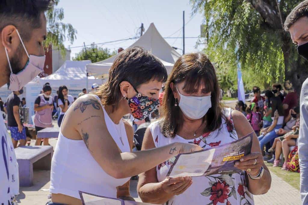 Mayra recibió en Quilmes a Teresa García