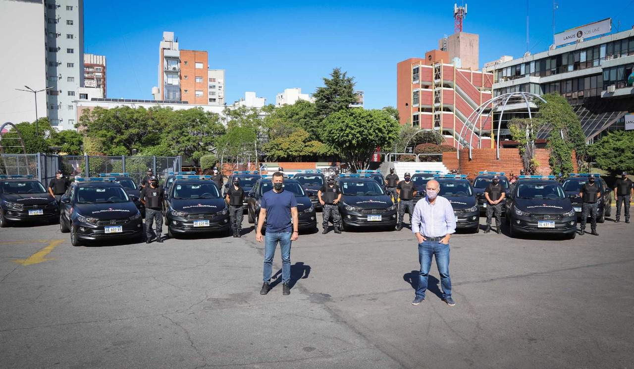 Lanús sumó 15 nuevos patrulleros para seguridad ciudadana