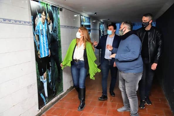 Magdalena y Chornobroff inauguraron obras en clubes de Domínico y Sarandí