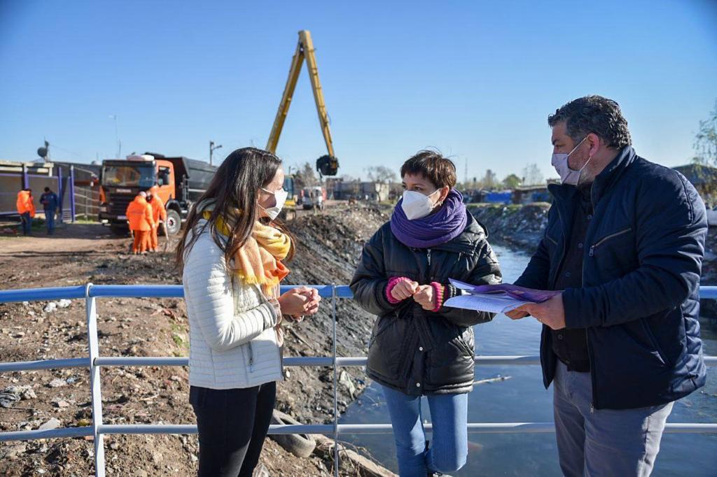 Comenzó la obra de readecuación de los arroyos San Francisco y Las Piedras
