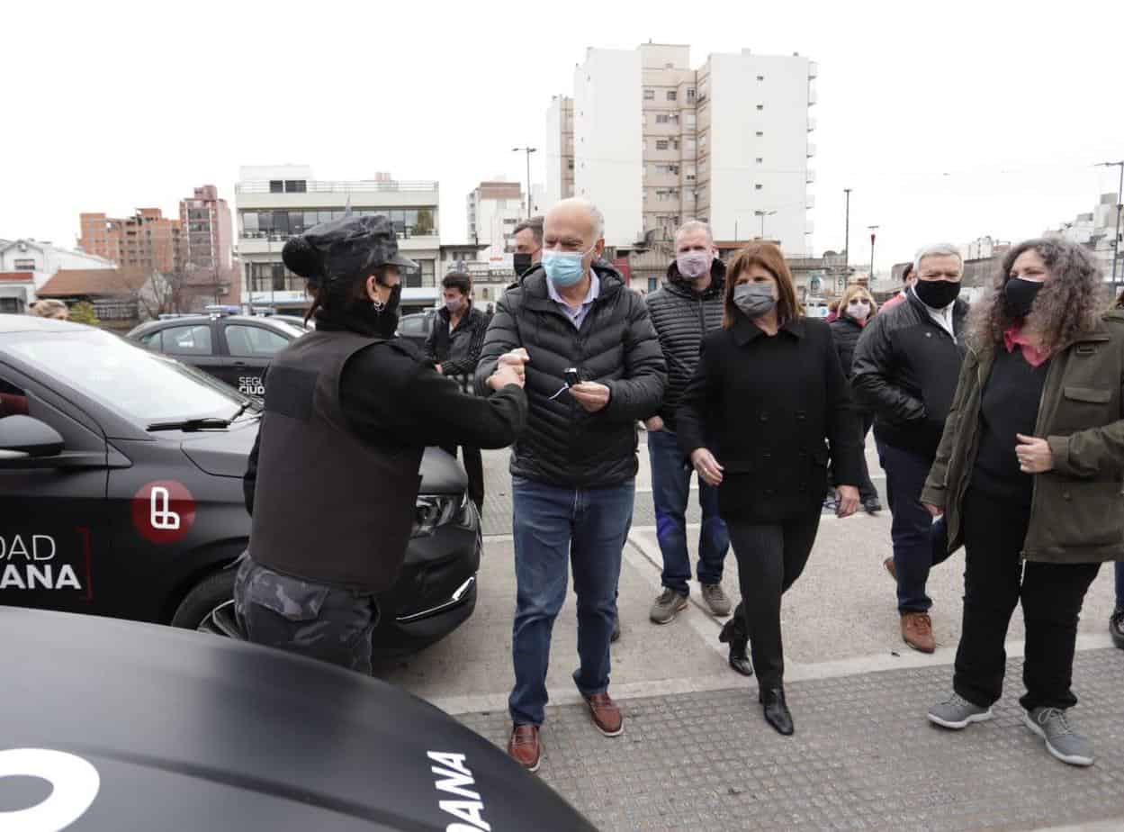 Grindetti y Bullrich presentaron los nuevos patrulleros de Seguridad Ciudadana