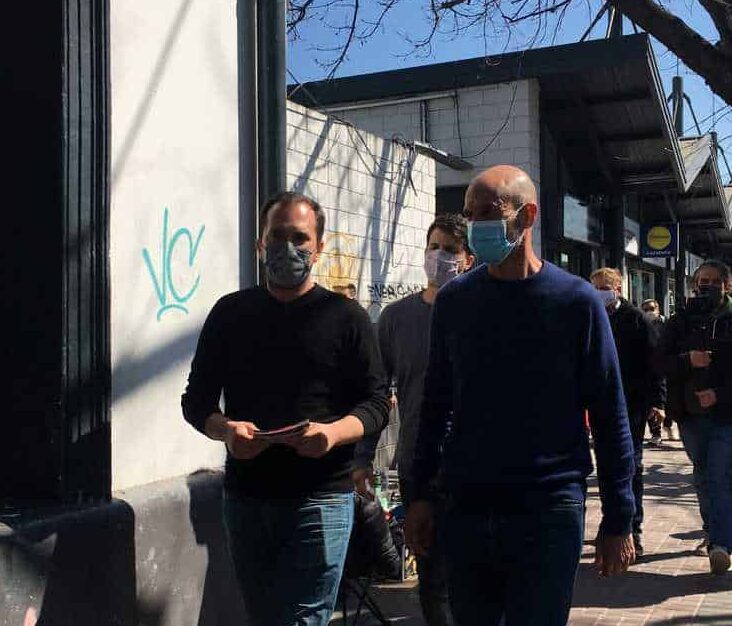 Reapareció Dietrich para respaldar la candidatura de Julián Amendolaggine en Berazategui