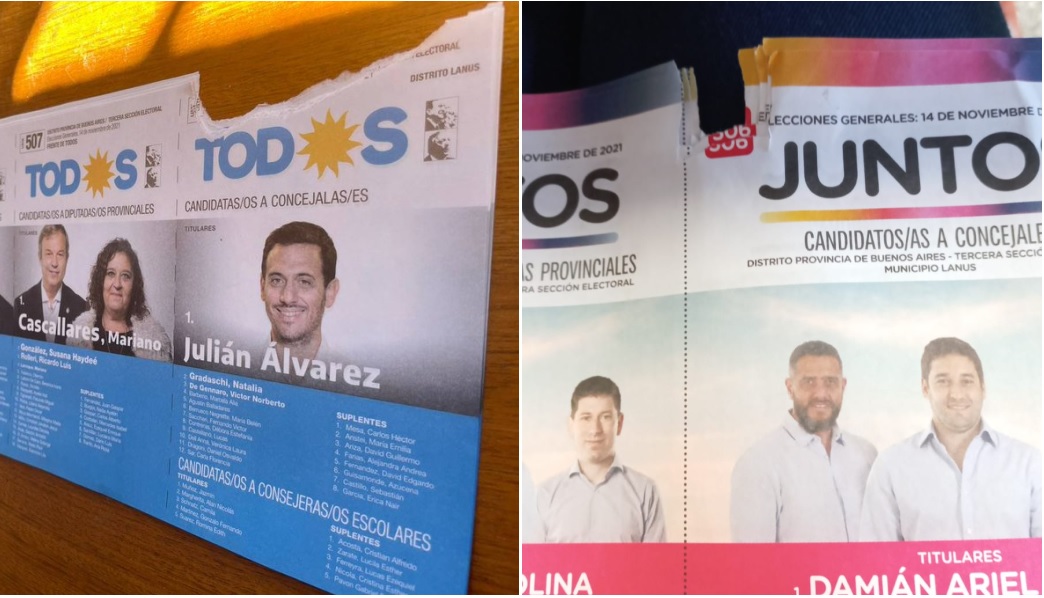 Cruces de denuncias por roturas de boletas y traslados para la votación