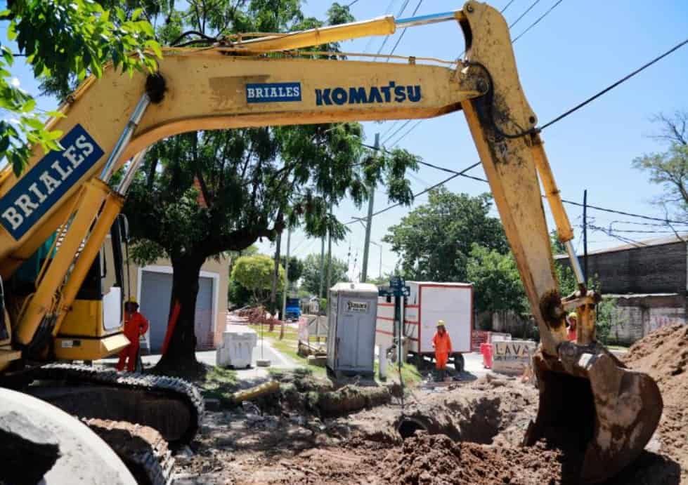 Avanzan las obras para evitar inundaciones