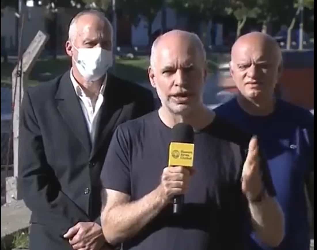 #Lanús – Grindetti acompañó a Larreta en su descargo contra Nación por los subsidios