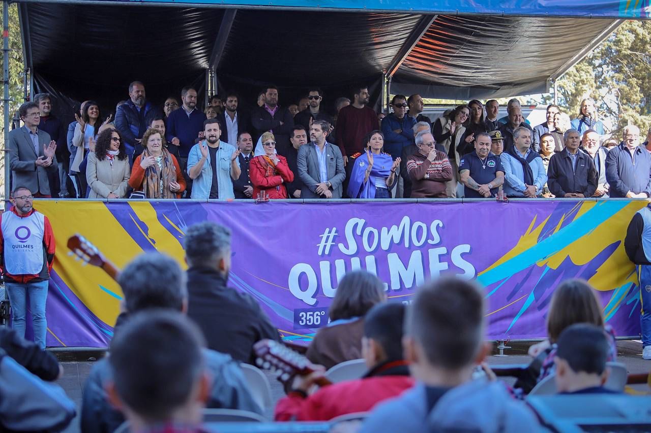 Masivos festejos por el 356 aniversario de Quilmes