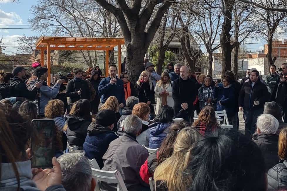 Larreta replica su trabajo de cercanía en el Conurbano y evangeliza con su plan