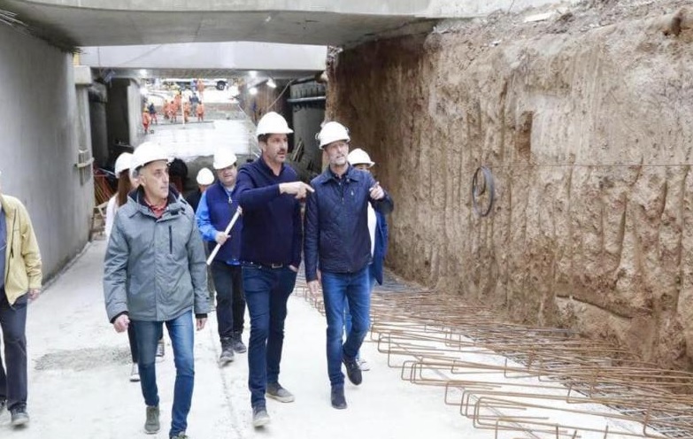 Insaurralde recorrió las obras del bajo nivel Rincón – Vieytes