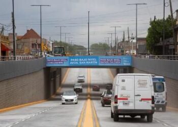 Habilitaron la circulación en el paso bajo nivel de la Avenida San Martín