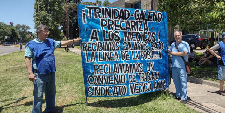 AMRA contra la Clínica Trinidad: “Las condiciones de trabajo son precarias y deplorables”