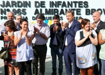 Kicillof, Cascallares y Fabiani inauguraron dos jardines de infantes
