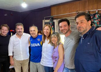 Vidal y Ritondo se reunieron con vecinos en Villa Fiorito