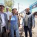 Mayra y el titular de Trenes supervisaron la obra de la nueva estación
