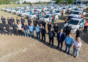 Entregaron 60 nuevos patrulleros para renovar la flota policial en el distrito