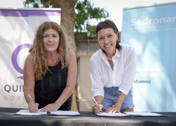 Mayra firmó con la Sedronar un convenio para prevención de adicciones