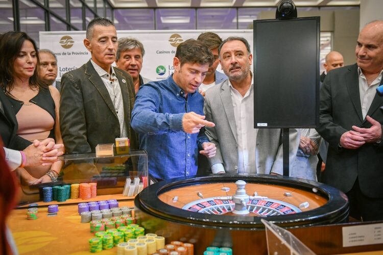 Kicillof abrió la temporada en el Casino de Mar del Plata