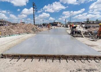 Amplían la rotonda Los Pinos cómo parte de las obras por el viaducto de la ruta 4