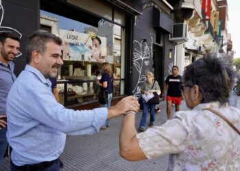 Con el eje en la seguridad, Ritondo visitó Almirante Brown