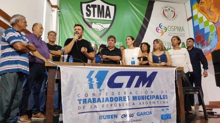 Doval fue electo titular de la Confederación de Trabajadores Municipales