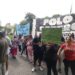 Vecinos y organizaciones marcharon por la falta de agua