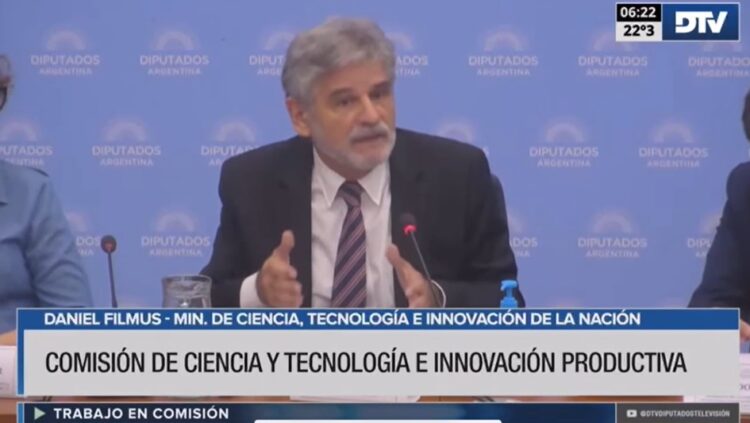 Filmus presentó en Diputados el Plan Nacional Ciencia 2030
