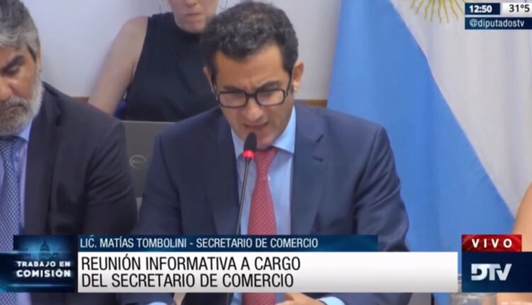 Tombolini defendió el programa Precios Justos en Diputados