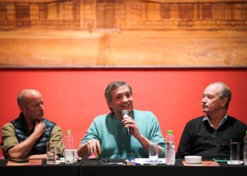 Lejos de la marcha por Cristina, Maximo encabezó un encuentro del PJ en Monte Hermoso