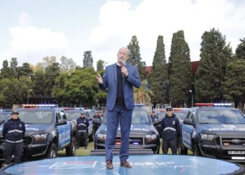 Insaurralde presentó 50 nuevos móviles se seguridad