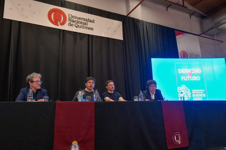 Kicillof cerró la jornada Derecho a la Producción en la UNQ