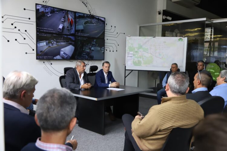 Gray recibió al ministro D’Onofrio y a representantes de la UTA